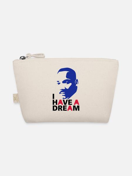 MARTIN LUTHER KING - Bio-Täschchen - Natur - Vorne