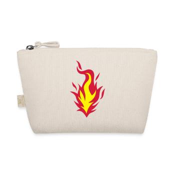 Feuer, Flamme, Feuer 9102 - Bio-Täschchen - Natur - Vorne