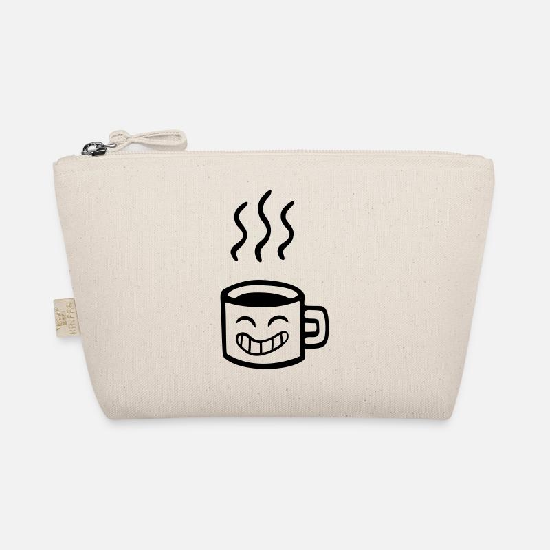 café kawaii anime smile coffee Trousse biologique