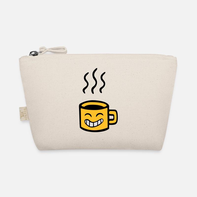 Kaffee kawaii Anime Lächeln Bio-Täschchen