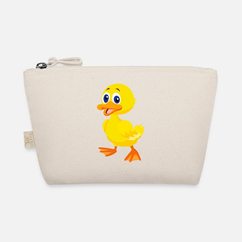 Duck yellow duckling gift Organic Pouch