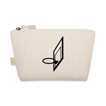 logo basketball basket basketball cool hit goal in - Organic Pouch - nature - Front