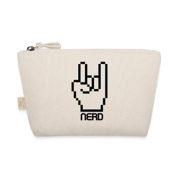 Nerd Gamer - Organic Pouch - nature - Front