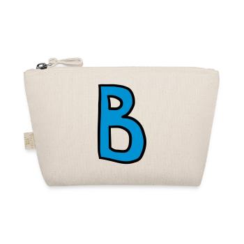 Letter B comic cartoon - Organic Pouch - nature - Front