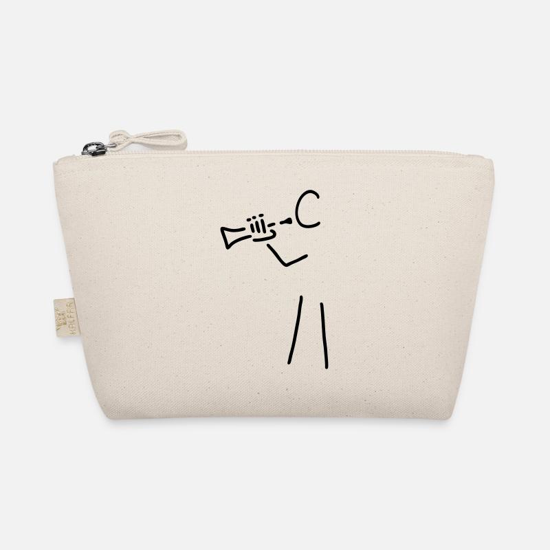 trompeter mit trompete Bio-Täschchen