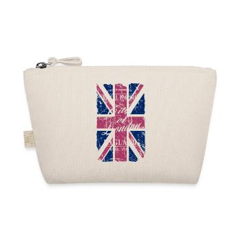 Union Jack - London - Vintage Look - Trousse biologique - nature - Devant