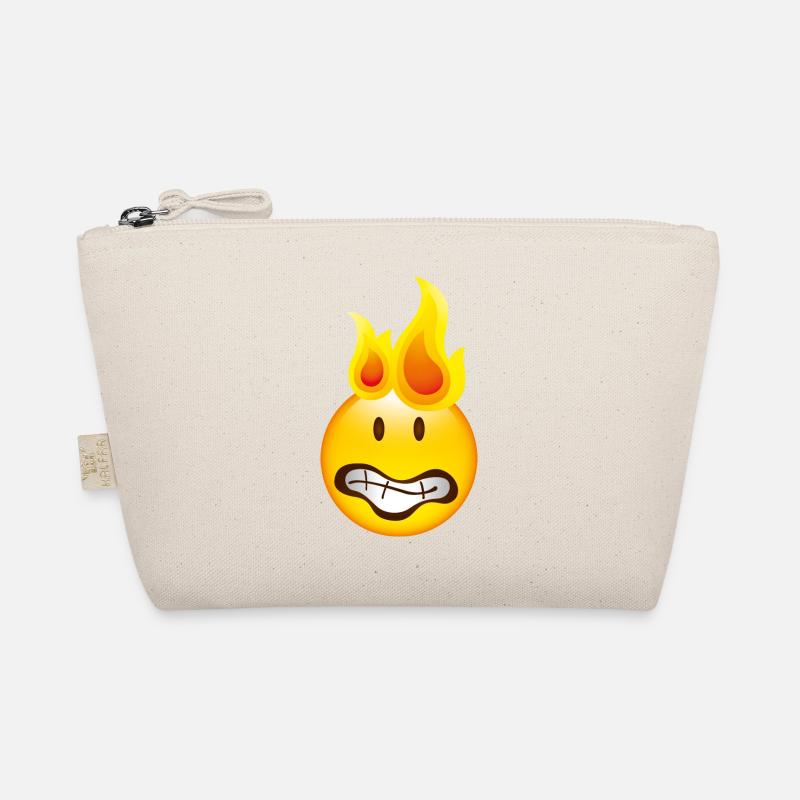 Smiley Burning Organic Pouch