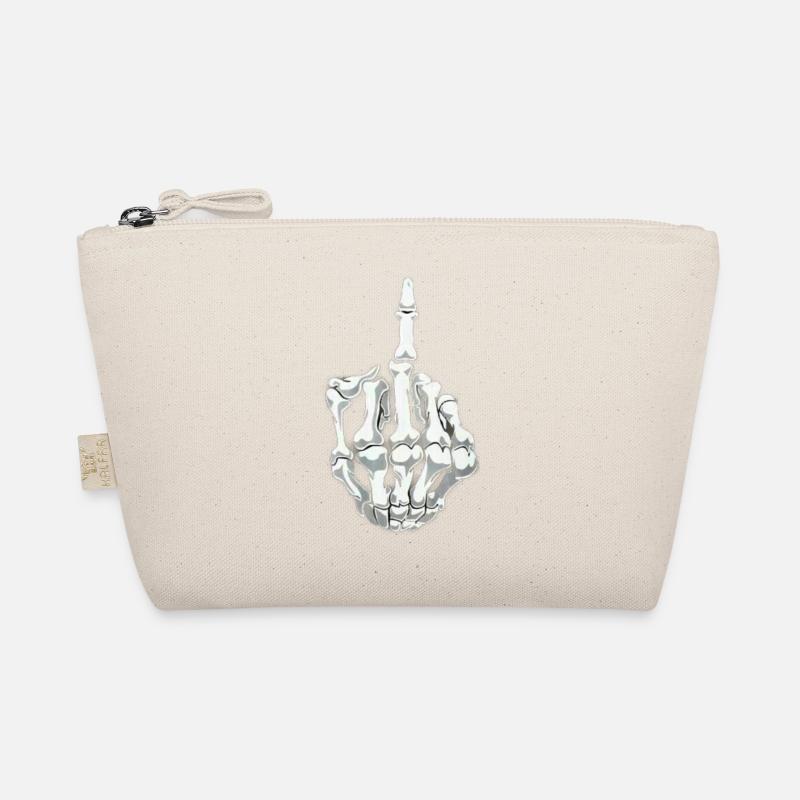 Skeleton Finger Organic Pouch