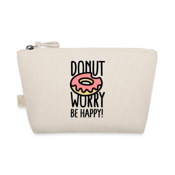 Donut worry, be happy! - Organic Pouch - nature - Front