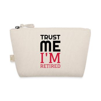 Retirement Retired Ruhestand Retraite Retraitée - Organic Pouch - nature - Front
