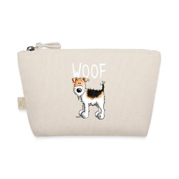 Woof Foxterrier - Foxterrier Drahthaar - Hund - Bio-Täschchen - Natur - Vorne