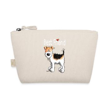 Best Friend Foxterrier - Best Friends - Geschenk - Bio-Täschchen - Natur - Vorne
