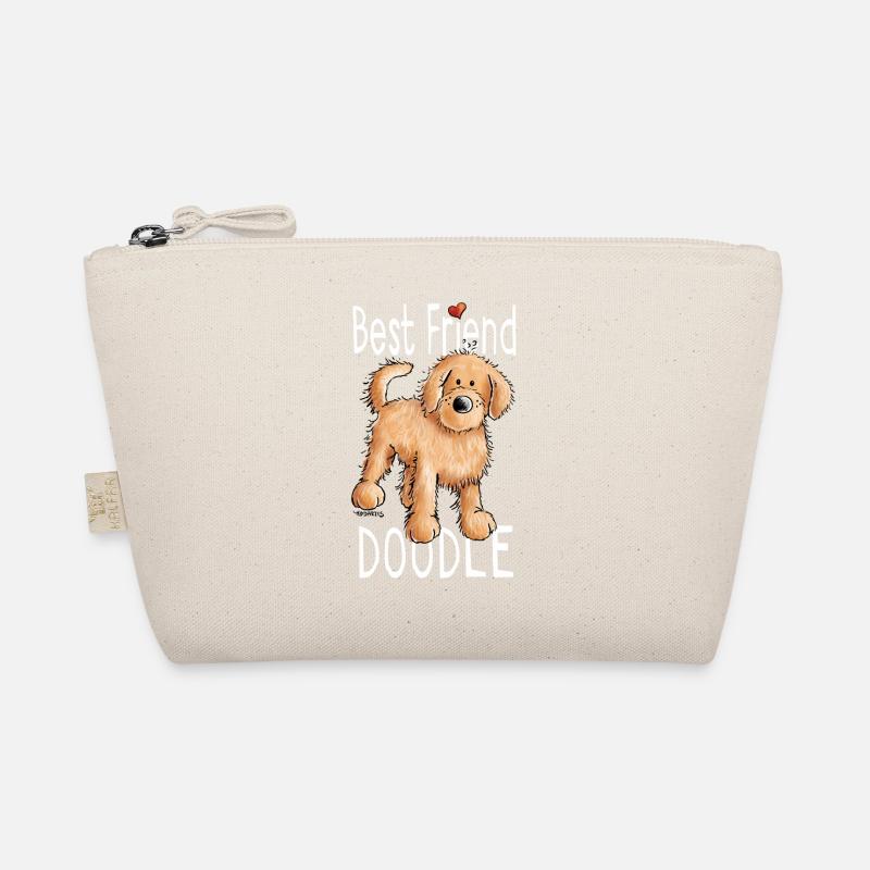 Best Friend Doodle - Doodles - Hund - Geschenk - Bio-Täschchen - Natur