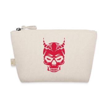 tete de mort diable enfer lucifer corne - Trousse biologique - nature - Devant