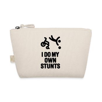 I do my own stunts lustige Rollstuhlbasketball - Bio-Täschchen - Natur - Vorne