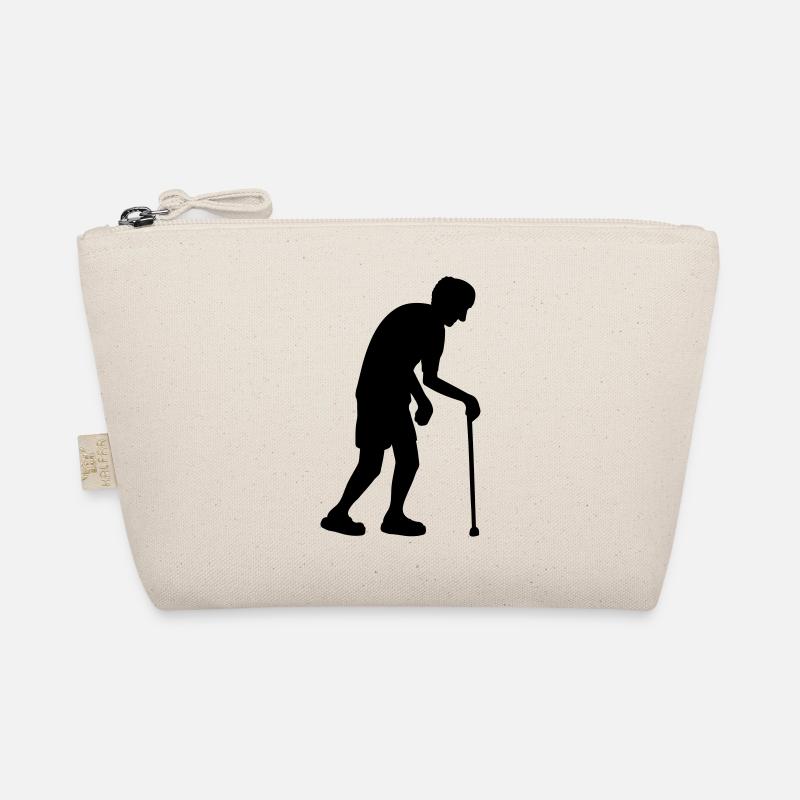 Silhouette von Grossvater Bio-Täschchen