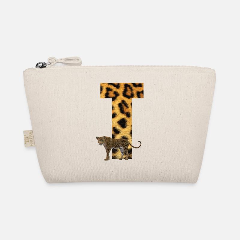 leopard t - Bio-Täschchen - Natur