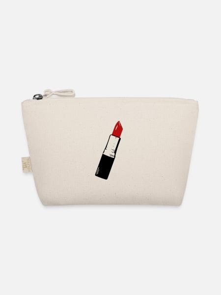Lippenstift lipstick Rote Lippen - Bio-Täschchen - Natur - Vorne