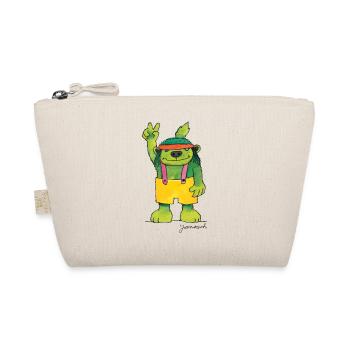 Janosch Emil The Green Bear Peace - Organic Pouch - nature - Front