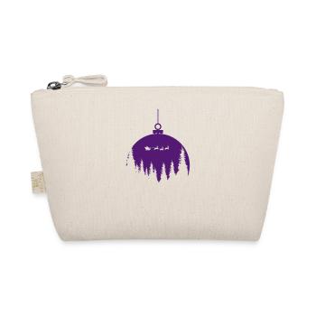 christmas ball xmas moon christmas santa night lo - Organic Pouch - nature - Front