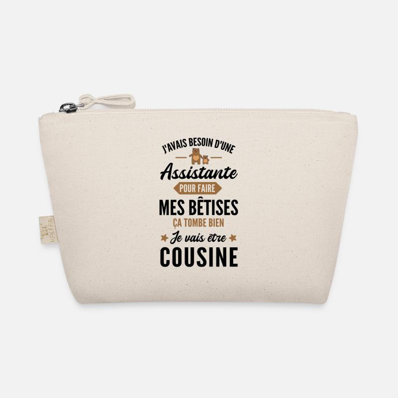 Assistante / je vais être cousine / Future Cousine - Trousse biologique - nature