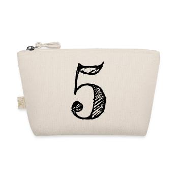 Number 5 - Number 5 (hand-drawn) - Organic Pouch - nature - Front