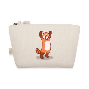 Cute Red Panda - Bio-Täschchen - Natur - Vorne