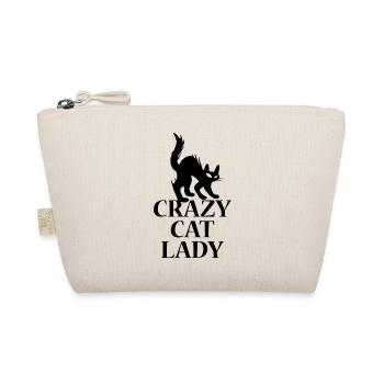 Crazy Cat Lady - Bio-Täschchen - Natur - Vorne