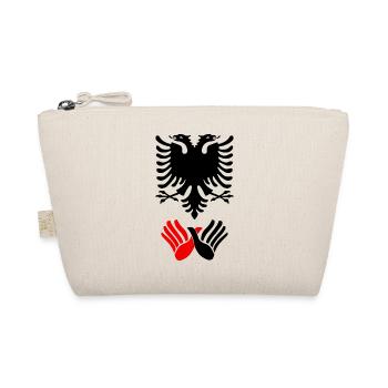 Albanischer Adler Kosovo Armee Albanien Albaner - Bio-Täschchen - Natur - Vorne