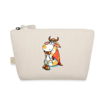 Orange Baby Dragon Feeding Bottle Cute Shirt - Organic Pouch - nature - Front