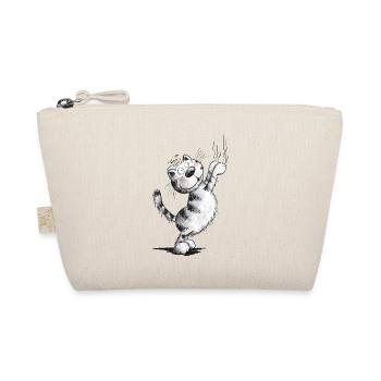 Funny cat scratches - Organic Pouch - nature - Front