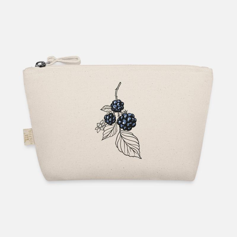 Brombeeren Herbst Sticker Bio-Täschchen