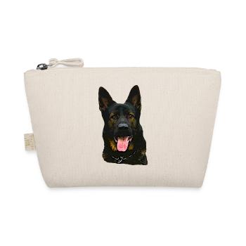 Shepherd Dog Dog Head Pet Dog Sports - Organic Pouch - nature - Front