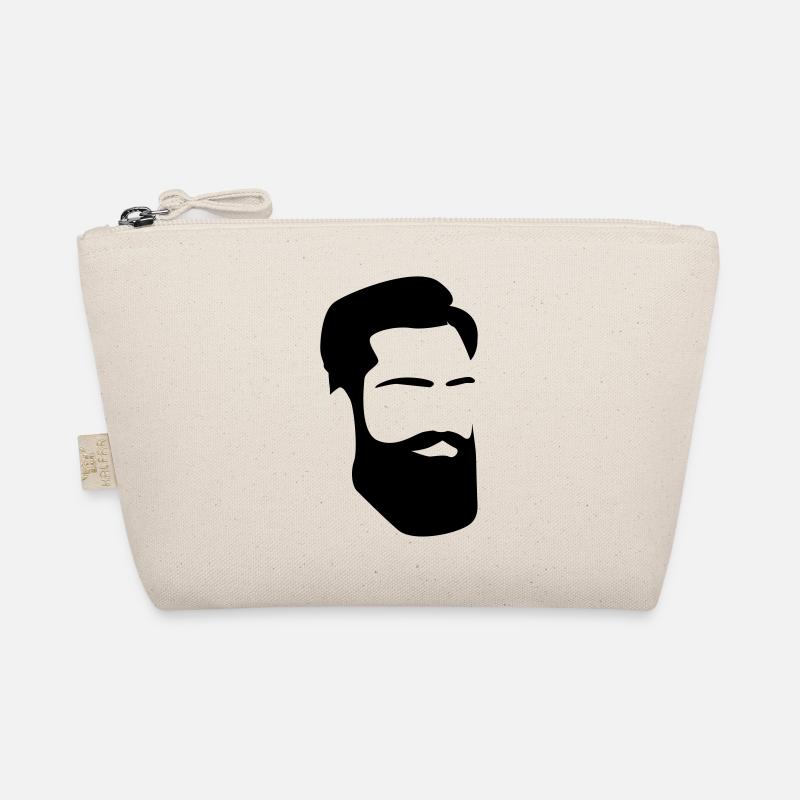 Hipster Vollbart beard bart Mann Männer Bio-Täschchen