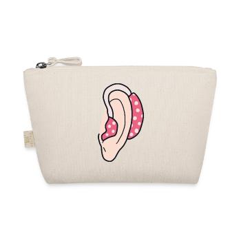 Hearing aid Hearing impaired, deaf and hard of hea - Organic Pouch - nature - Front