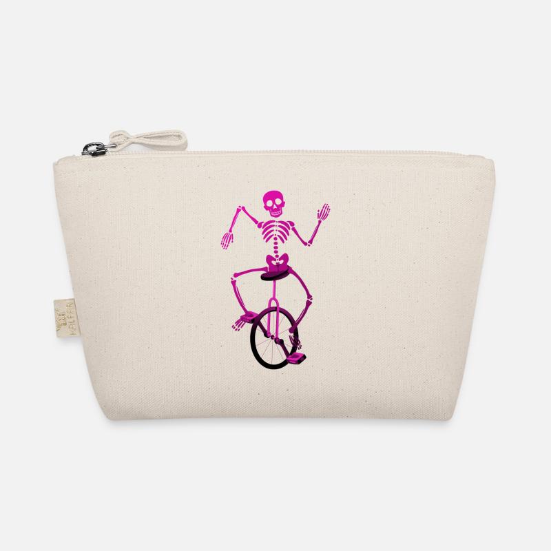 einrad unicycle einradsport artist einradfahrerin - Bio-Täschchen - Natur