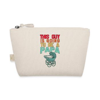 THIS GUY IS GOING TO BE A PAPA FUTURE FATHER - Organic Pouch - nature - Front