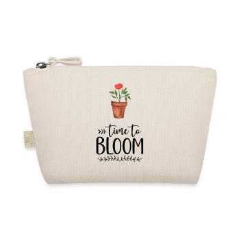 Geschenke mit Blumen - Bio-Täschchen - Natur - Vorne
