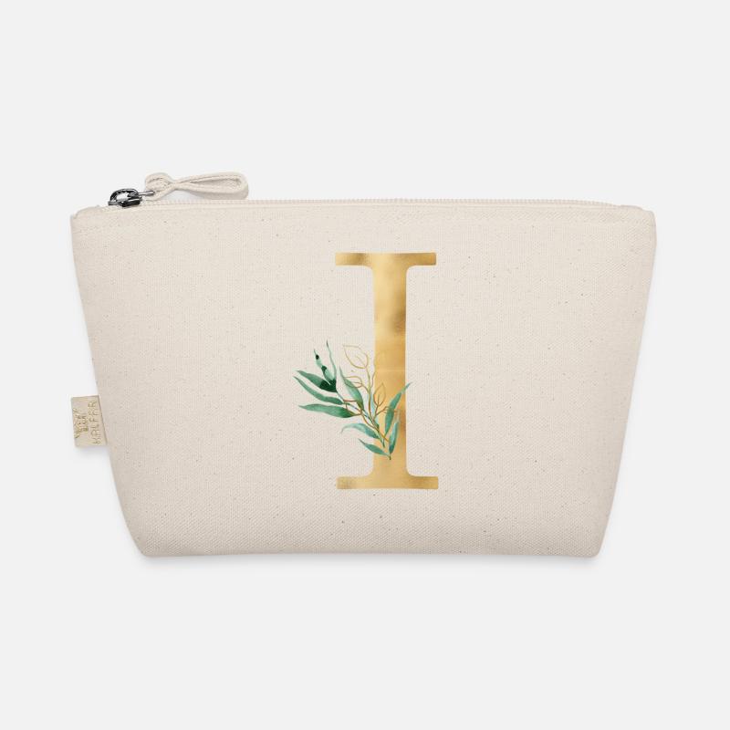 Customizable Monogram I Botany - Organic Pouch - nature