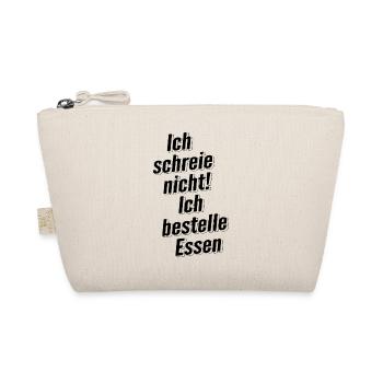 Ich bestelle essen - Bio-Täschchen - Natur - Vorne