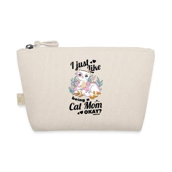 Cat mom - Organic Pouch - nature - Front