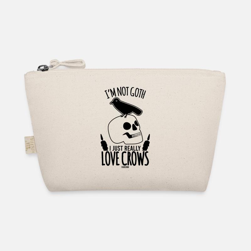 Gothic Crow Superstition Organic Pouch