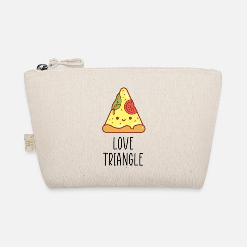 love triangle fun quote Organic Pouch