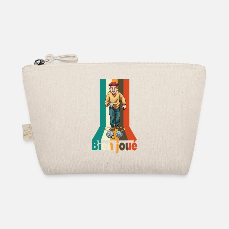 Petanque Petanque Geschenke für einen Petanque - Bio-Täschchen - Natur