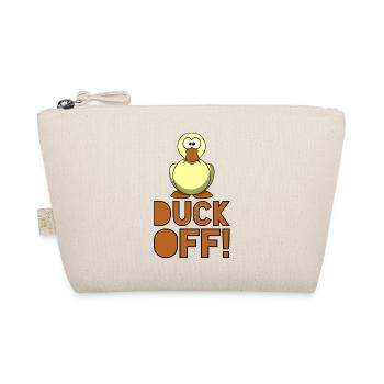 Duck off! Rot on with duck! # - Organic Pouch - nature - Front