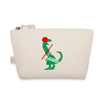 Stretching Dino - Organic Pouch - nature - Front