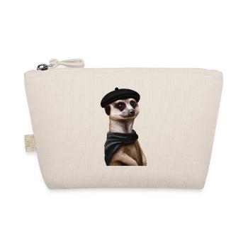 Suricate au chapeau animal drôle France Paris - Trousse biologique - nature - Devant