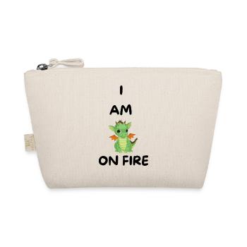 I'M ON FIRE -kawaii und migon - lustiges Geschenk - Bio-Täschchen - Natur - Vorne