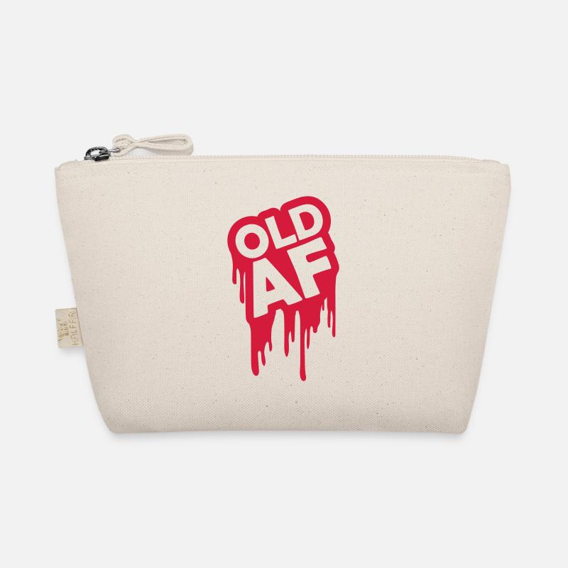 old AF Text Logo Bio-Täschchen