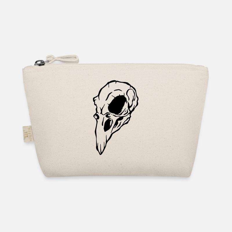 Crow skull Halloween Trousse biologique
